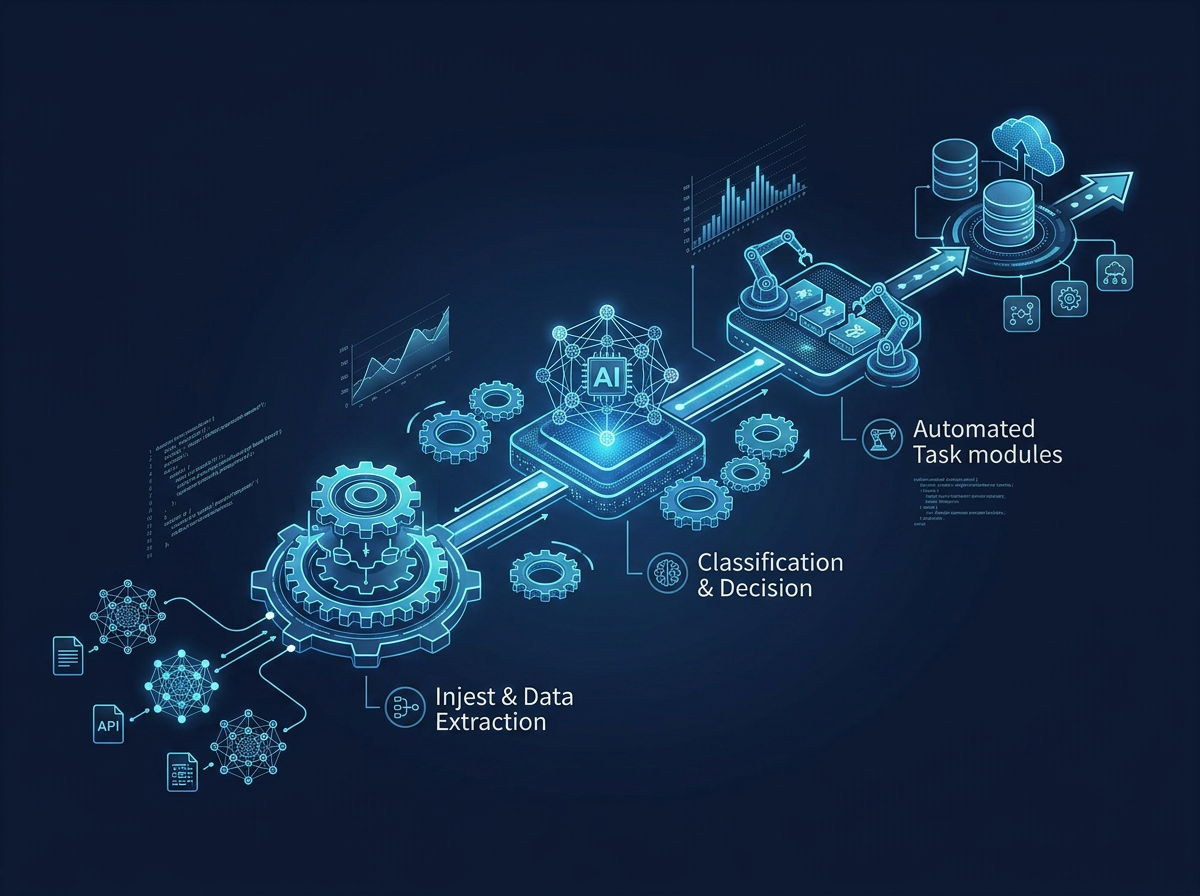 Intelligent process automation workflow visualization