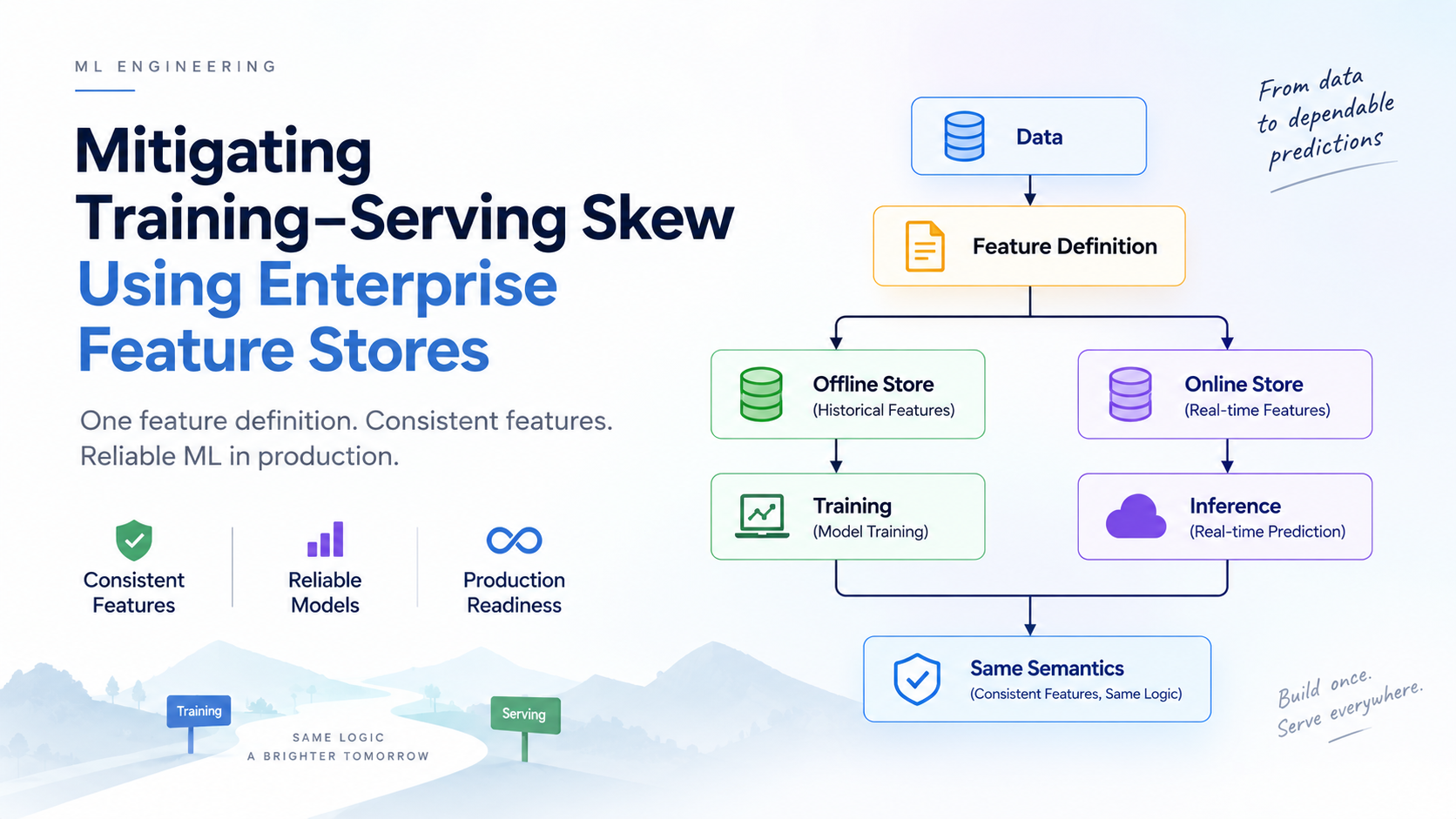 Mitigating Training–Serving Skew Using Enterprise Feature Stores